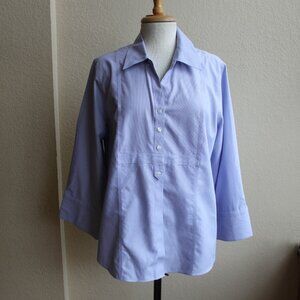 Coldwater Creek New 100% cotton Womens Button Down Shirt 1X